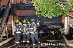 Arlington Heights Box alarm townhouse fire at 2110 S Crambourne Way 8-9-24. Larry Shapiro photo