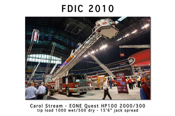 Carol Stream EONE Quest HP100 tower ladder