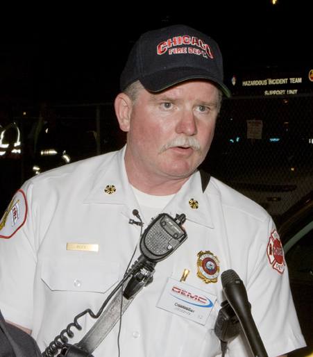 Chicago Fire Commissioner Robert Hoff