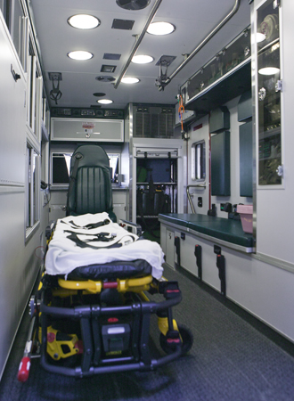 Horton ambulance interior