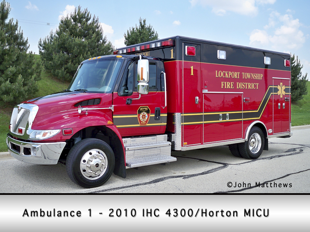 Lockport Township FPD ambulance 1 Medtec