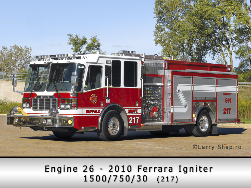 Buffalo Grove Fire Department Ferrara Igniter pumper