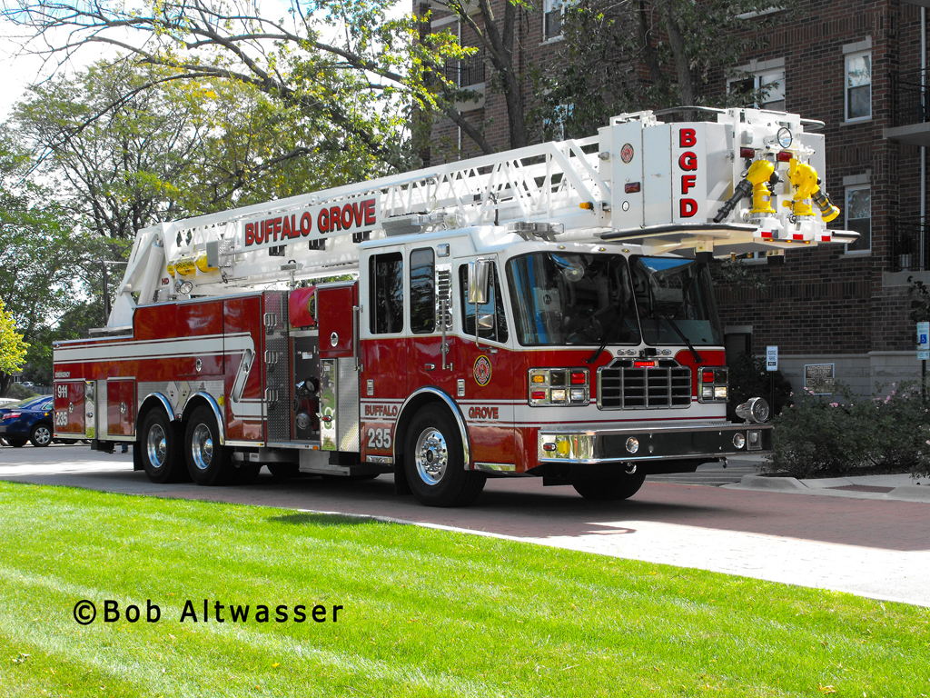Buffalo Grove Fire Department Ferrara Inferno tower ladder