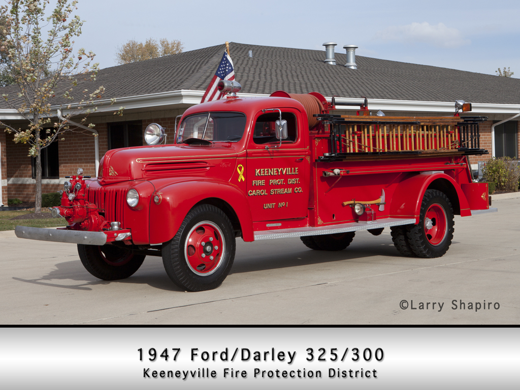 Keeneyville Fire Protection District 1947 Ford Darley antique pumper