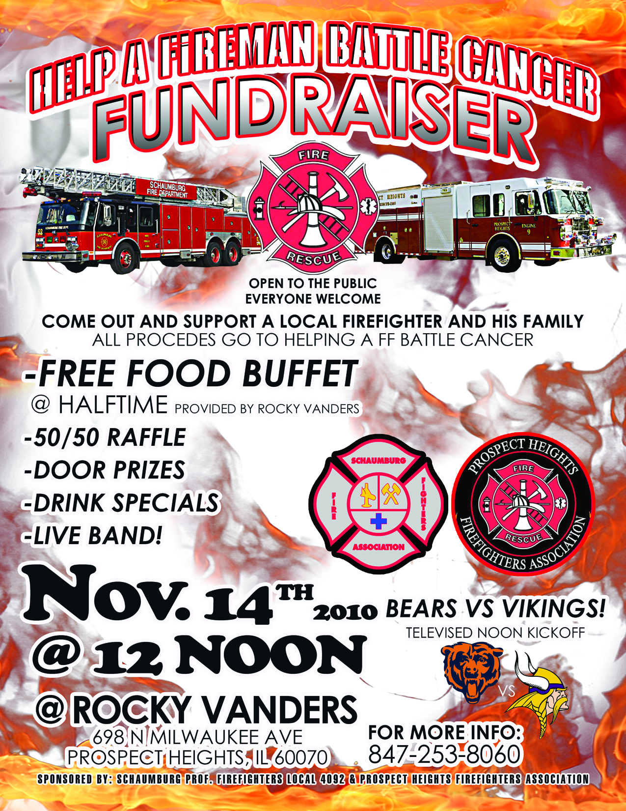 Firefighter fundraiser