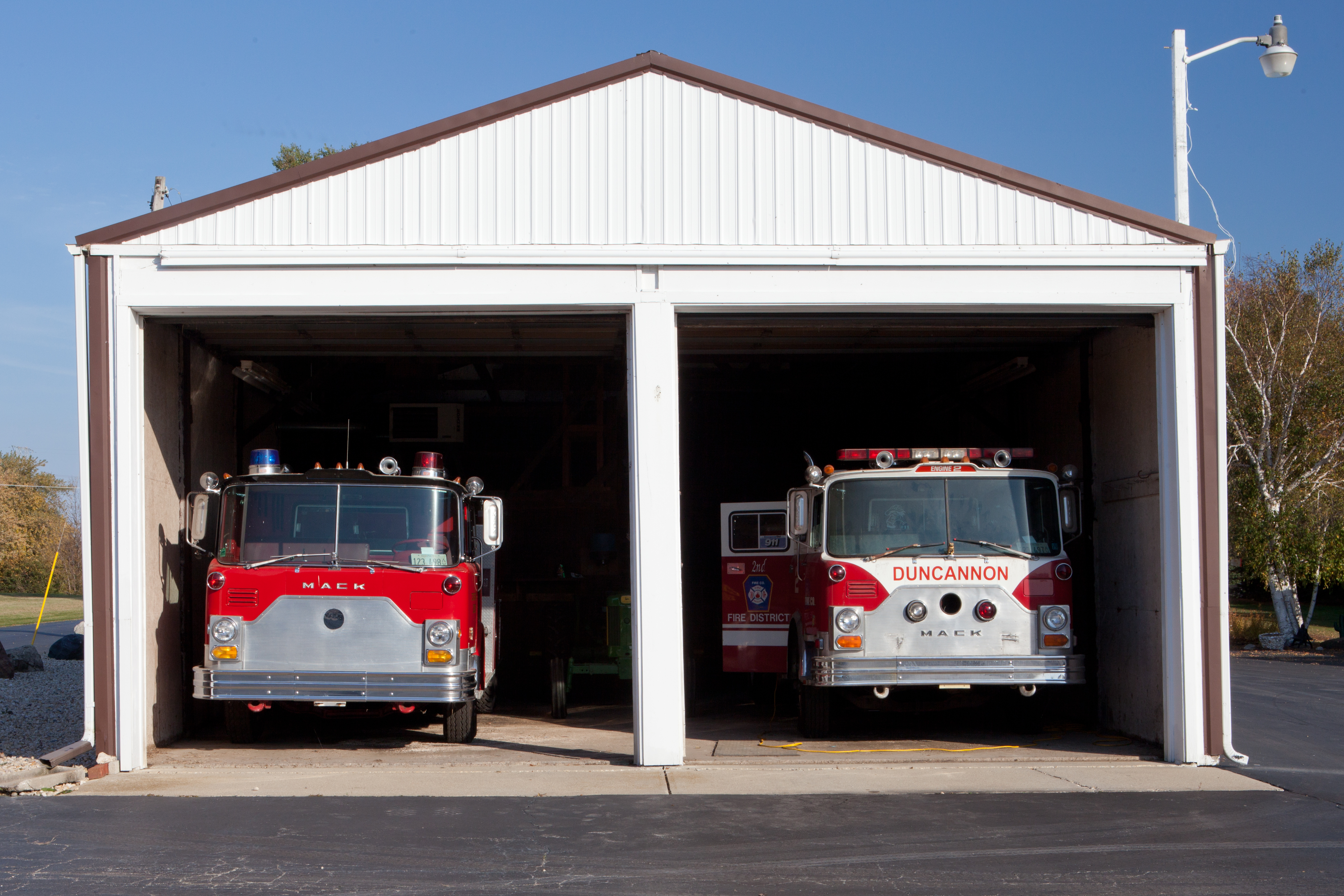 Personal fire truck collection of Doug Reno