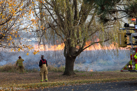 Barrington Fire District prairie fire
