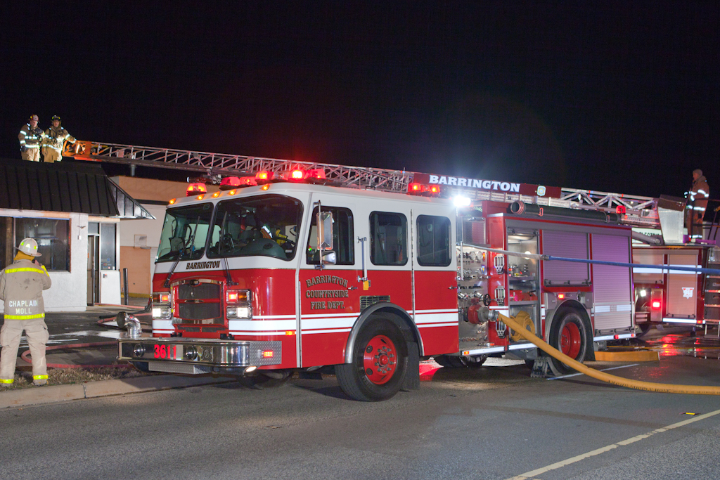 Barrington Fire Department fire 301 W. Northwest Highway