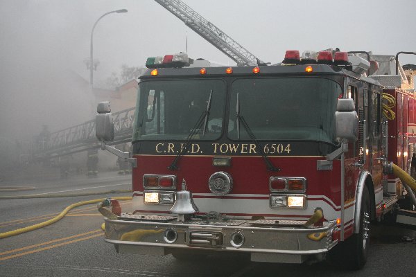 Oak Lawn fire on 95th street Chicago Ridge Fire Department