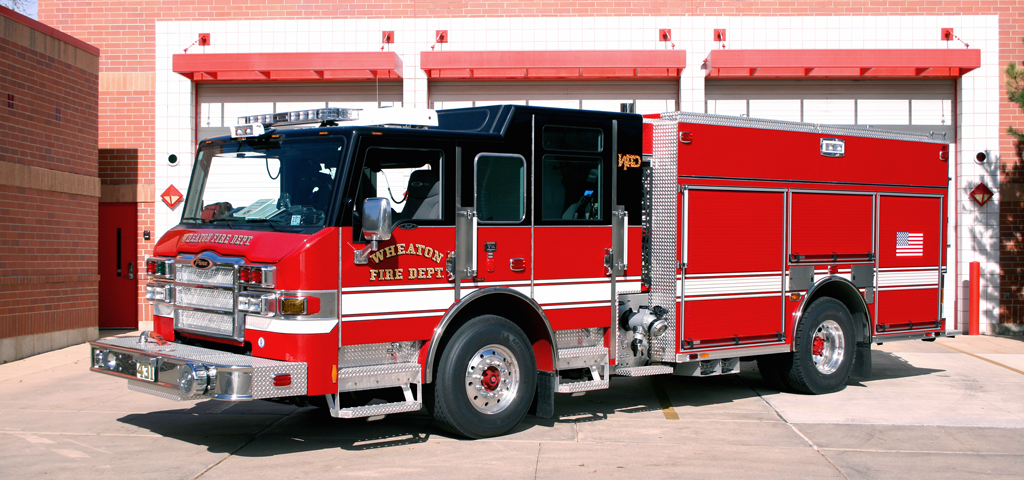 Wheaton Fire Department Pierce Impel pumper PCU