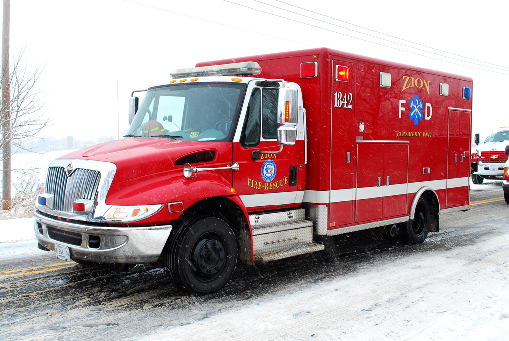Zion Fire Department ambulance