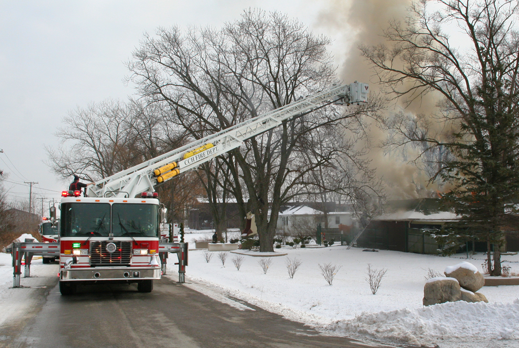 Country Club Hills Fire Department fire on 173rd Street