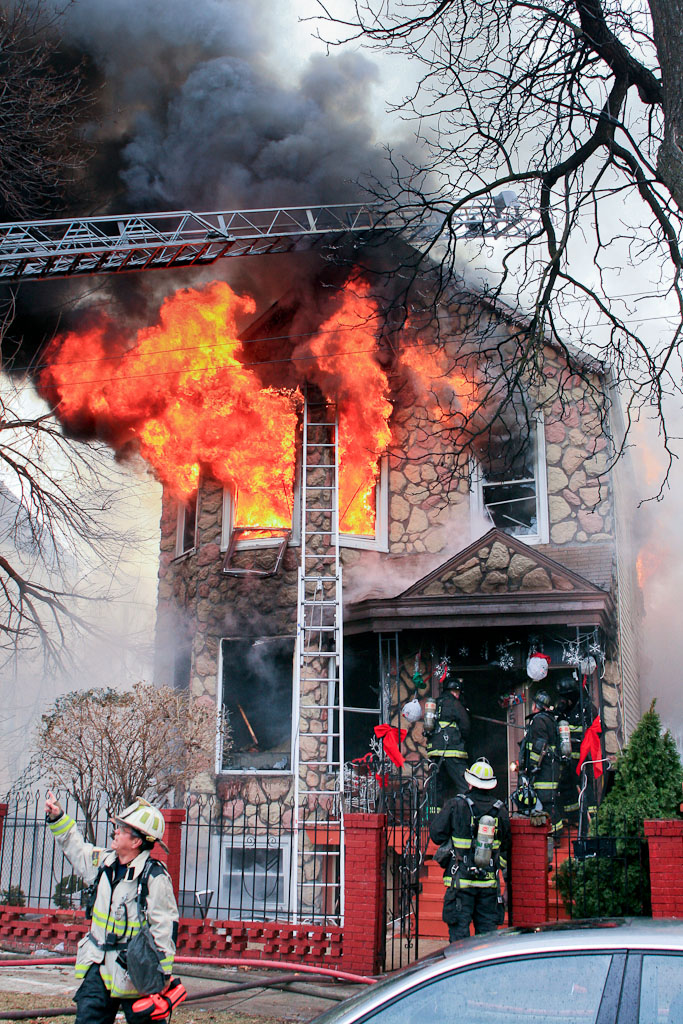 Chicago Fire Department 2-11 Alarm fire at 4315 W. 25th Place