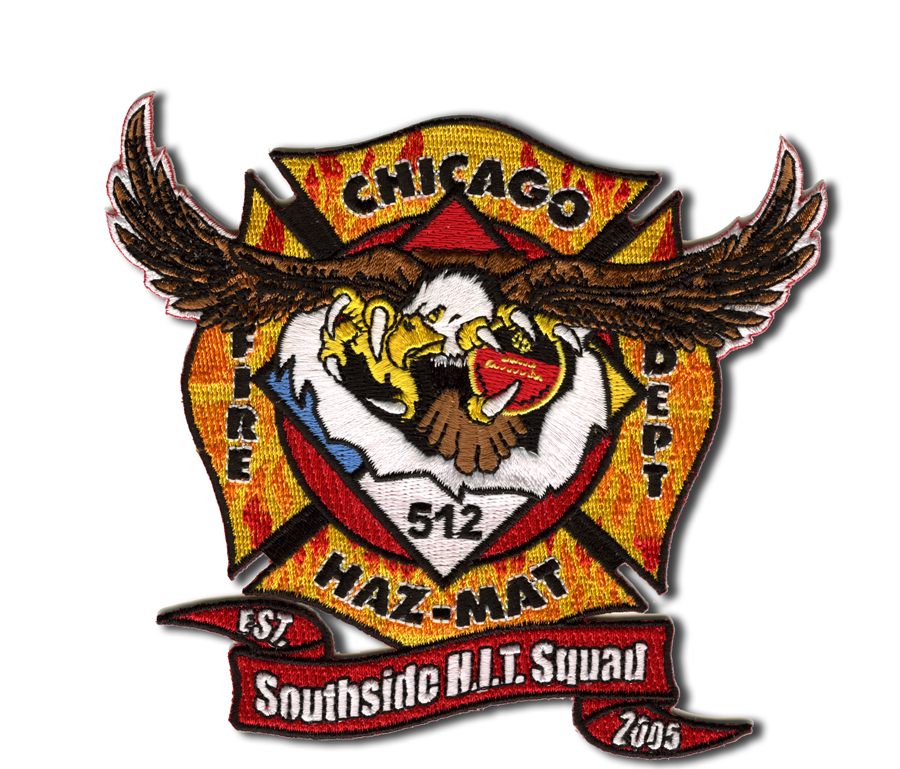 Chicago Fire Department Haz Mat 512 patch