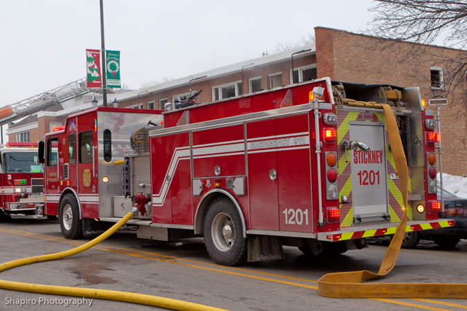 Cicero Fire Department 2-11 alarm fire 35th Street 2-12-11