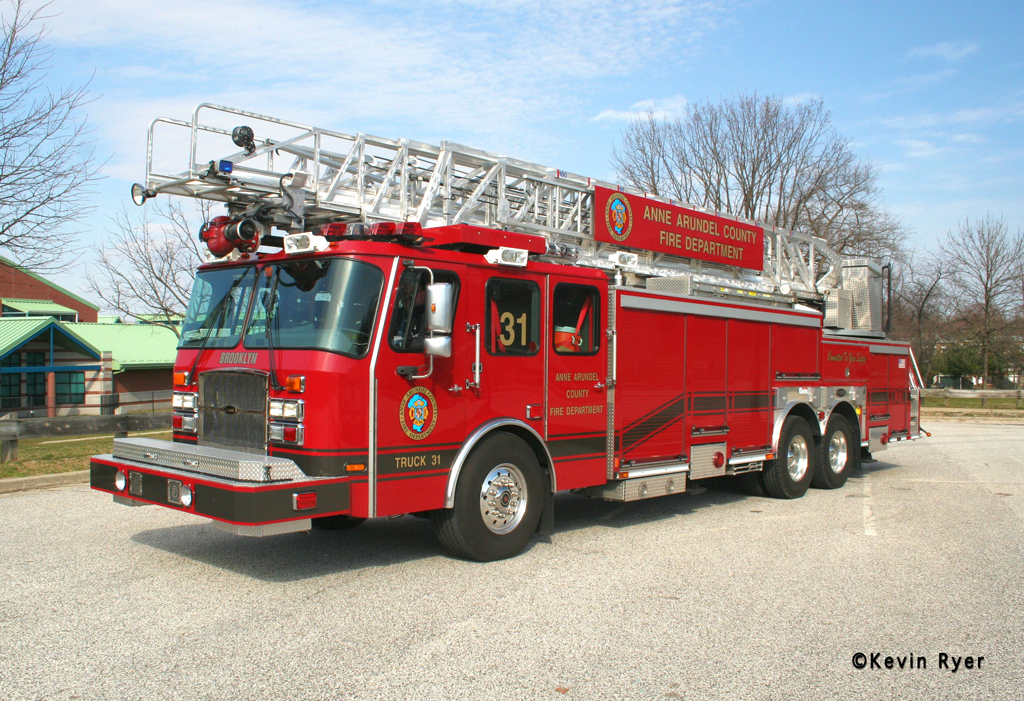 Anne Arundel County Fire Department Truck 31 Brooklyn Park