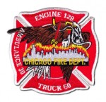 Chicago Fire Department patch Engine 129
