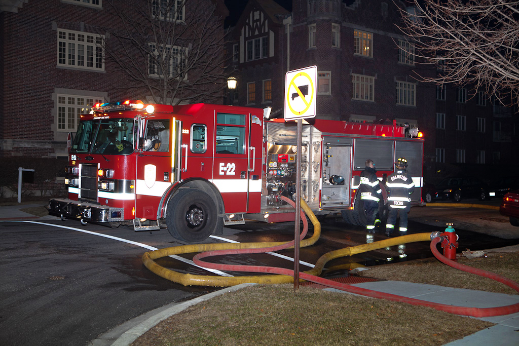 Evanston Fire Department 3-11 museum fire 3-15-11