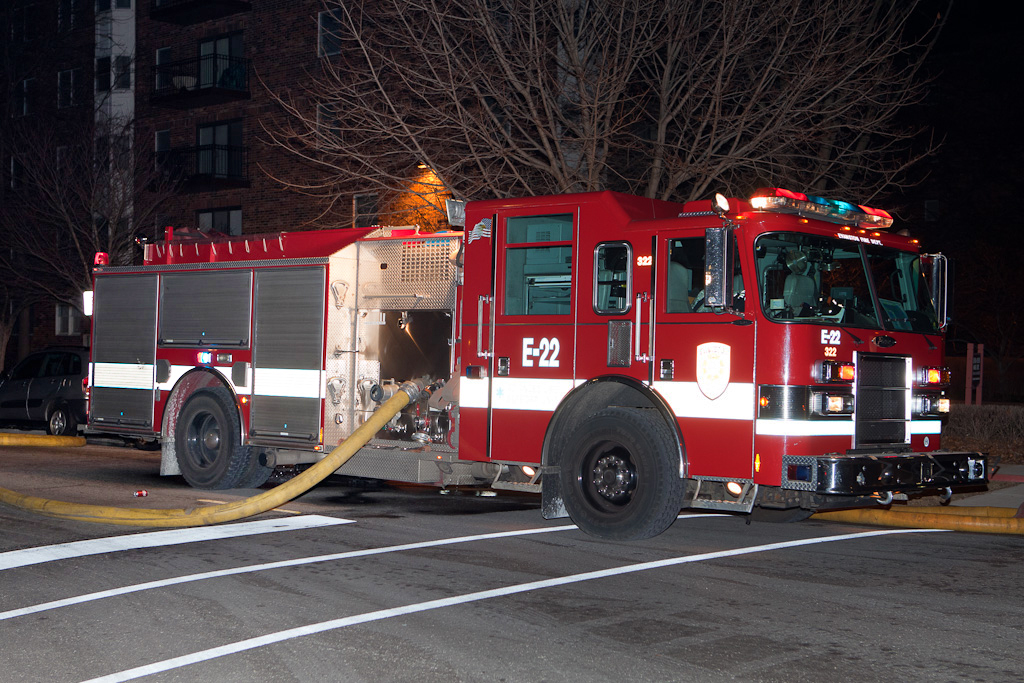 Evanston Fire Department 3-11 museum fire 3-15-11
