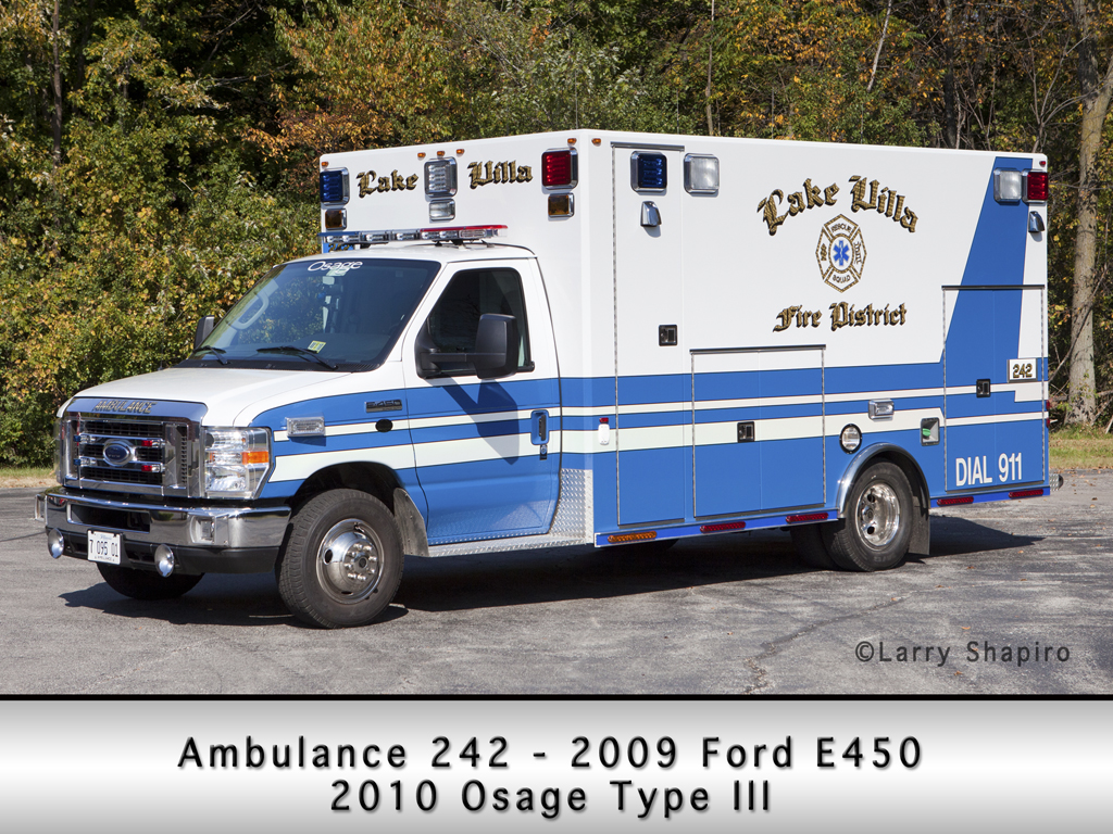 Lake Villa Fire Department ambulance Lake Villa Rescue Squad