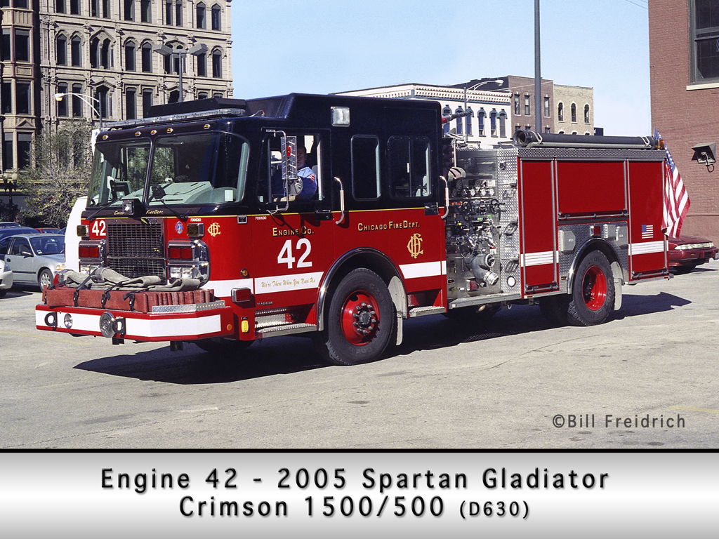 Chicago Fire Department Engine 42 Spartan Crimson