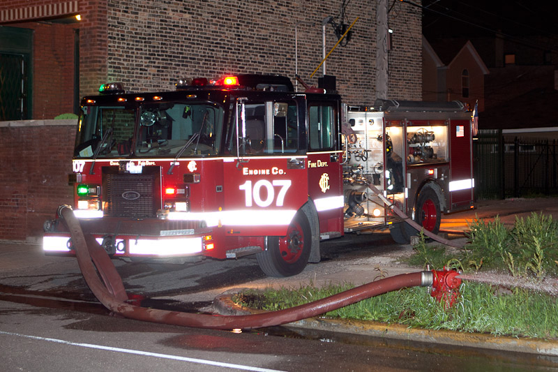 Chicago Fire Department Still & Box alarm fire Grenshaw 5-17-11
