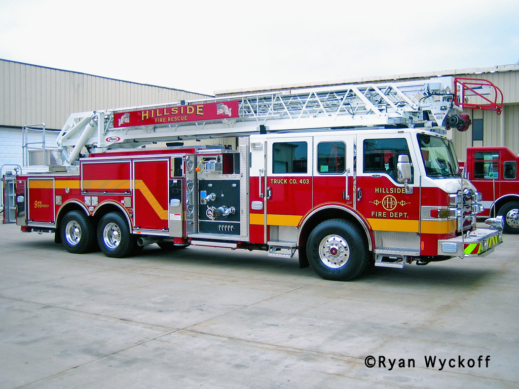 Hillside Fire Department Truck 403 2011 Pierce Velocity