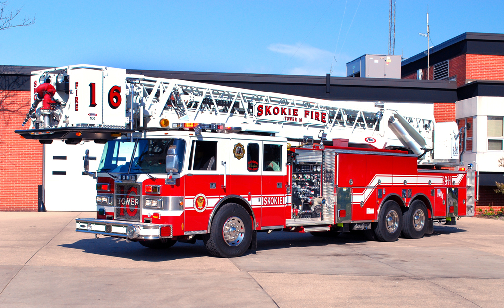 Skokie Fire Department Tower Ladder 16