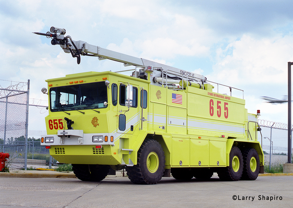Chicago Fire Department O'Hare Airport Oshkosh ARFF 6-5-5 with Snozzle
