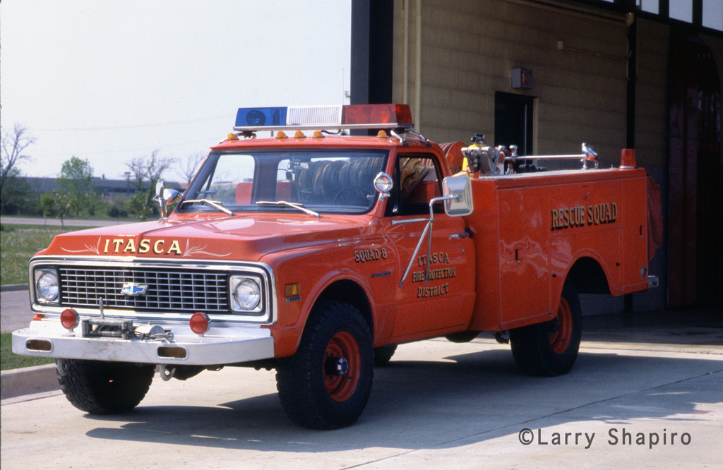 Itasca Fire Protection District 1972 Chevy Darley squad