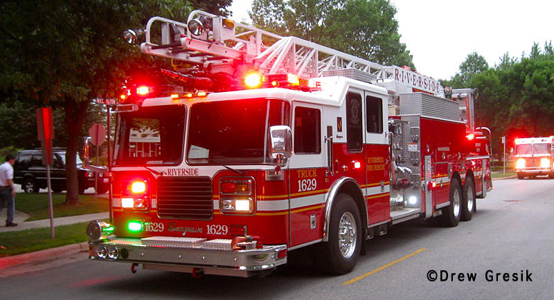 Brookfield Fire Department 2nd alarm house fire on Rosemear 7-12-11