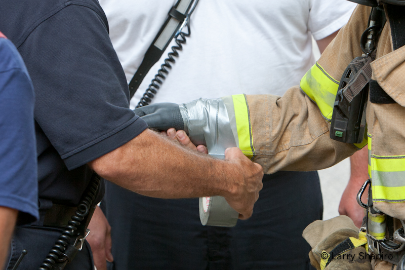 Buffalo Grove Fire Department haz mat spill 8-5-11 Bernard Drive