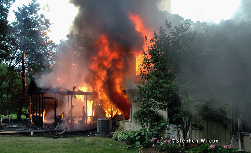 Lisle-Woodridge FPD house fire on Red Oak 7/1/11