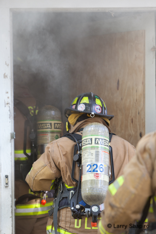 Long Grove Fire Department live fire training