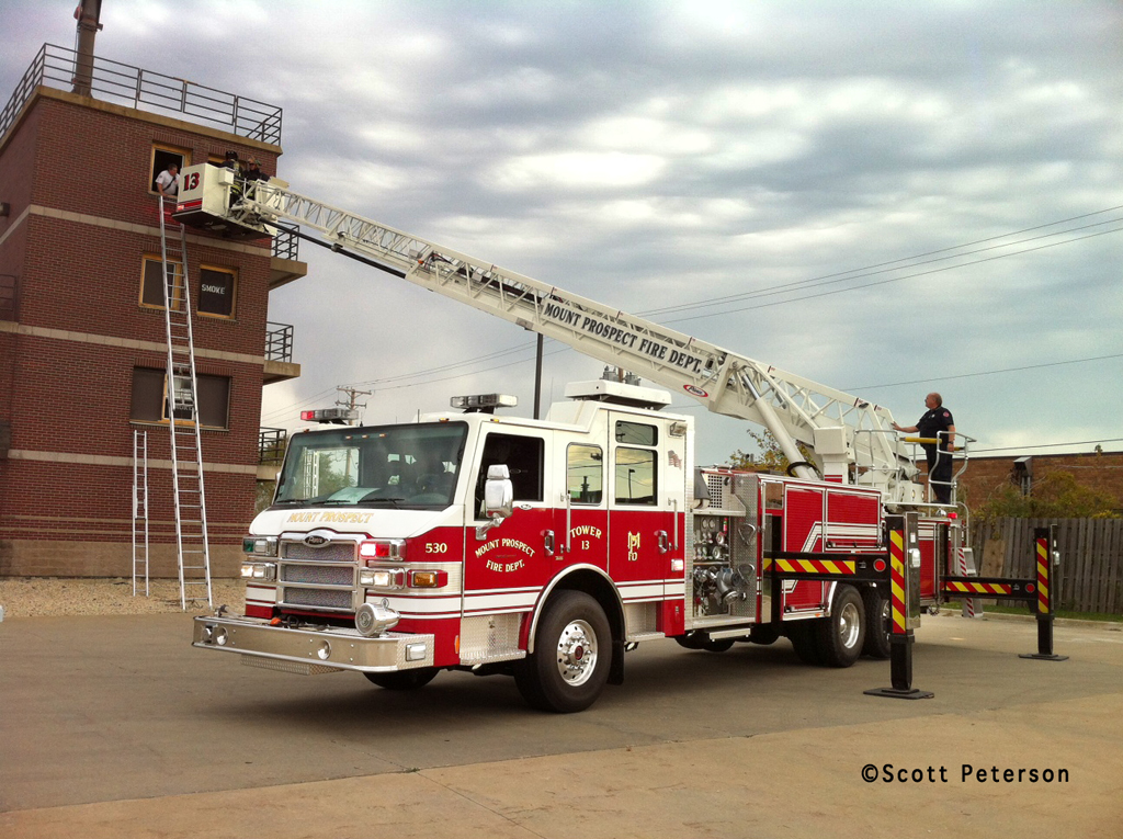 Mount Prospect Fire Department Tower Ladder 13 Pierce Velocity