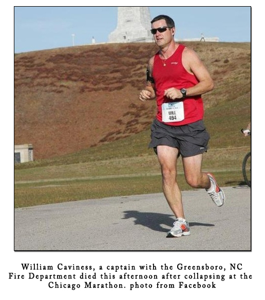 William Caviness died after the 2011 Chicago Matathon