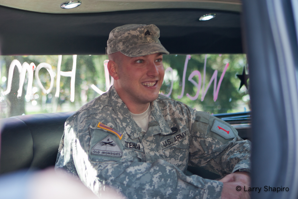 Prospect Heights welcomes Army Sgt Ben Stehman