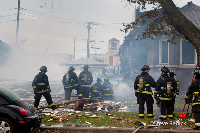 Chicago house explodes on Keating 11-13-11 
