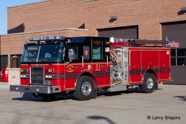 Linclonshire-Riverwoods Fire Protection District Engine 51