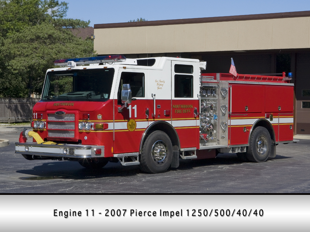 Northbrook Fire Department Engine 11 Pierce Impel