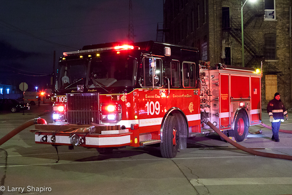 Chicago 3-11 alarm fire 12-27-11 at 2626 W Roosevelt Road