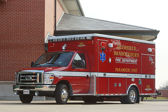 Deerfield-Bannockburn FPD Ambulance 19 new delivery