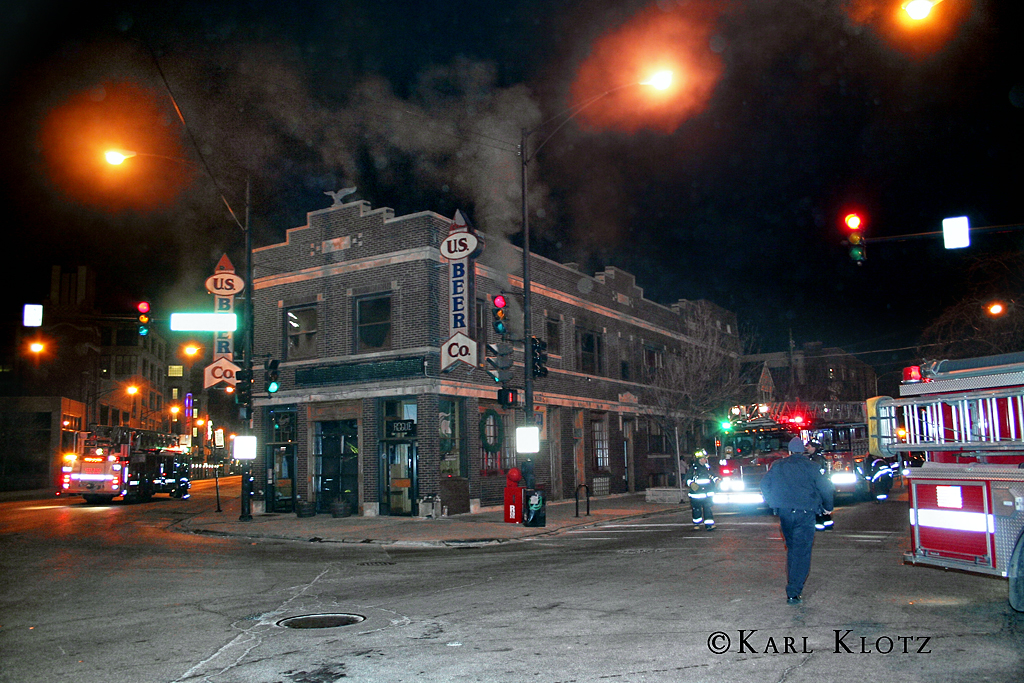 Chicago Fire Department working fire at  1802 N. Sheffield