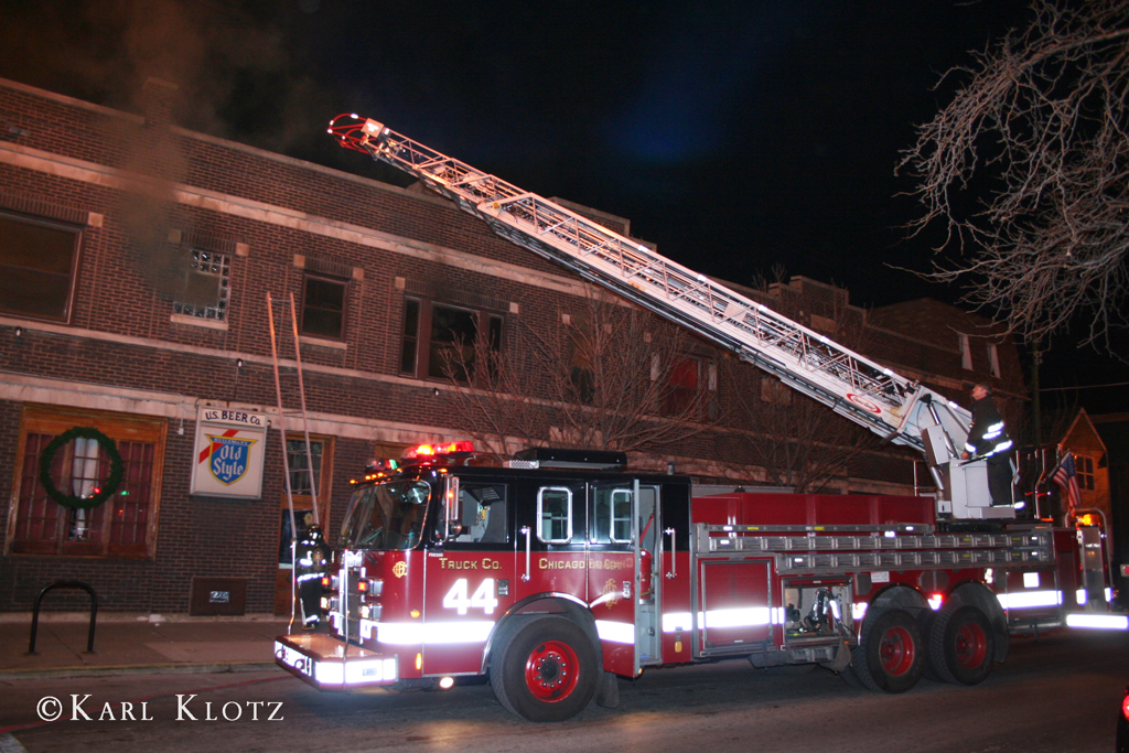 Chicago Fire Department working fire at  1802 N. Sheffield