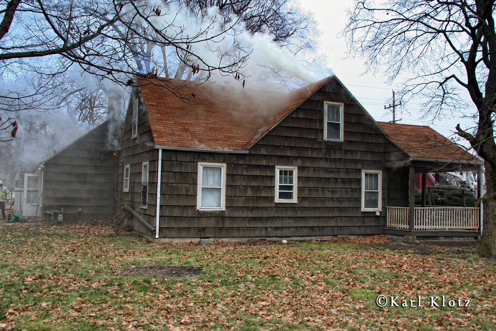 House fire in Markham 1-25-12 on 162nd Street