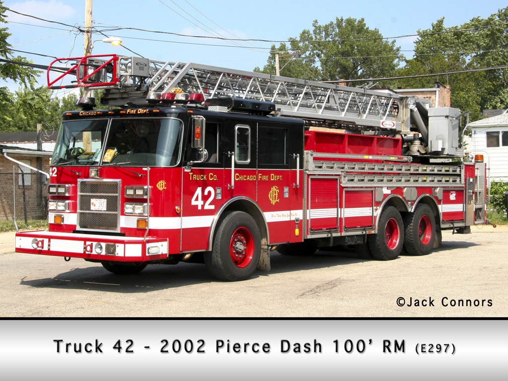 Chicago Fire Department Truck 42 Pierce Dash aerial