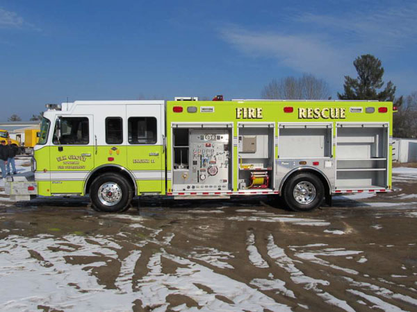 Elk Grove Township FPD new Marion rescue pumper