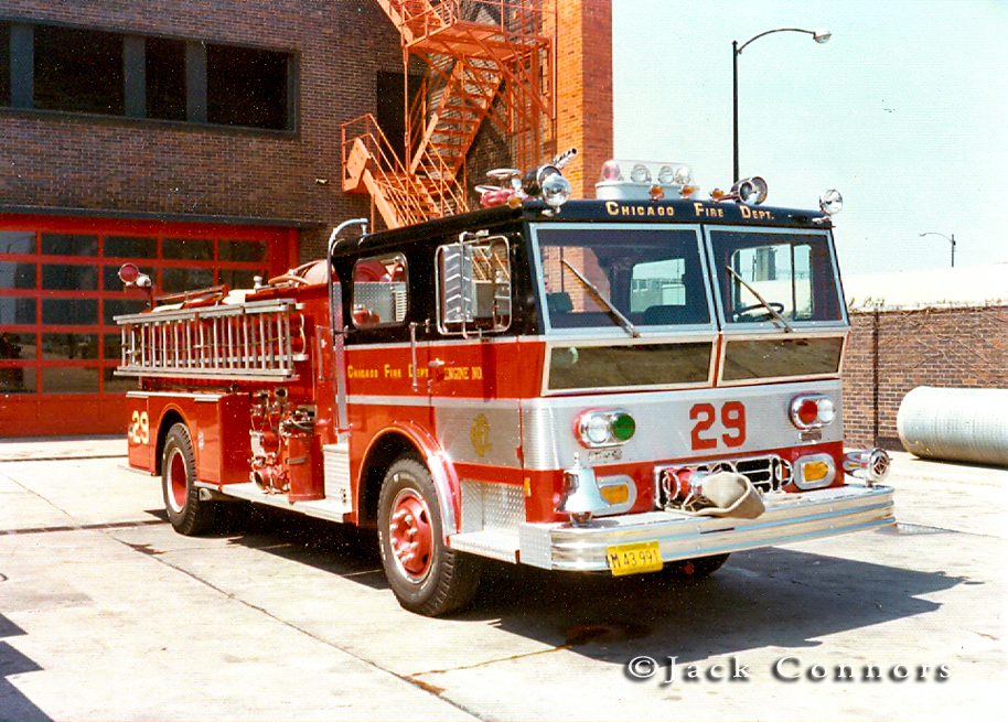 Chicago Fire Department 1973 Ward LaFrance Ambassador P80 engine 29