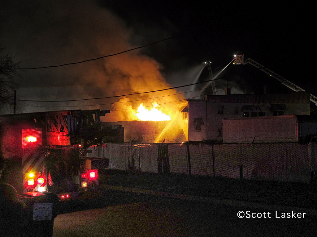 North Chicago Fire Department commercial fire 1032 Sheridan Road 3-18-12