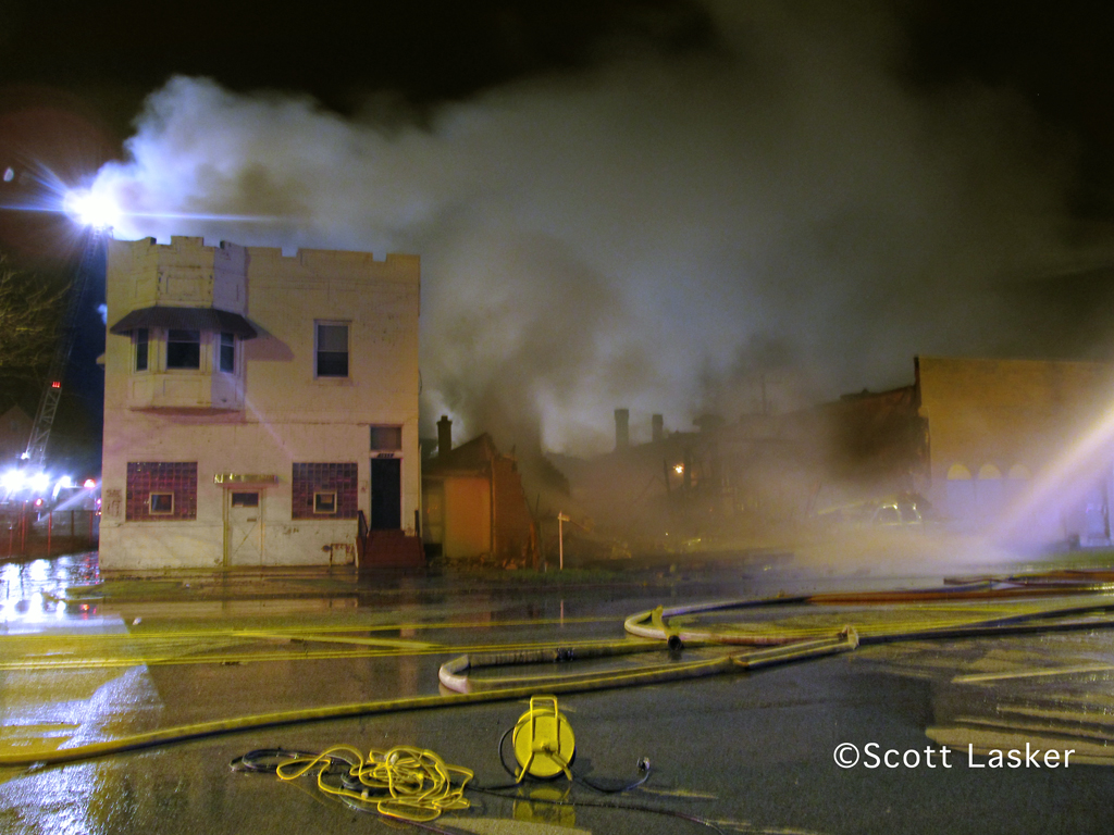 North Chicago Fire Department commercial fire 1032 Sheridan Road 3-18-12